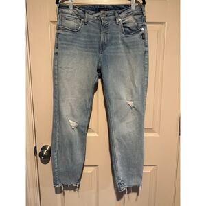 Women’s Avery Skinny Crop Silver Jeans size 33/29